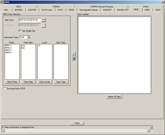 MMS Load Data component