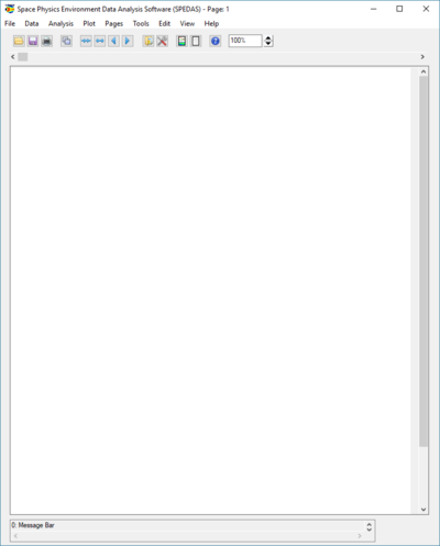 SPEDAS Graphical User Interface