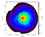 2D slice of HPCA H+ data for 1/2 spin