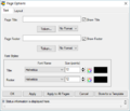 Page text options