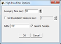 High-pass filters